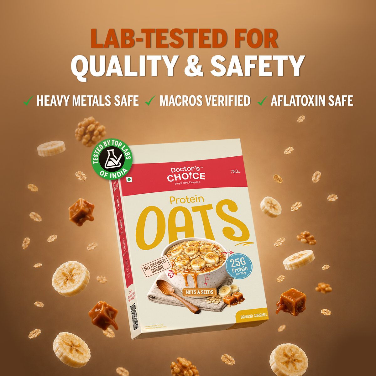 Protein Oats (Banana Caramel) 750 GM