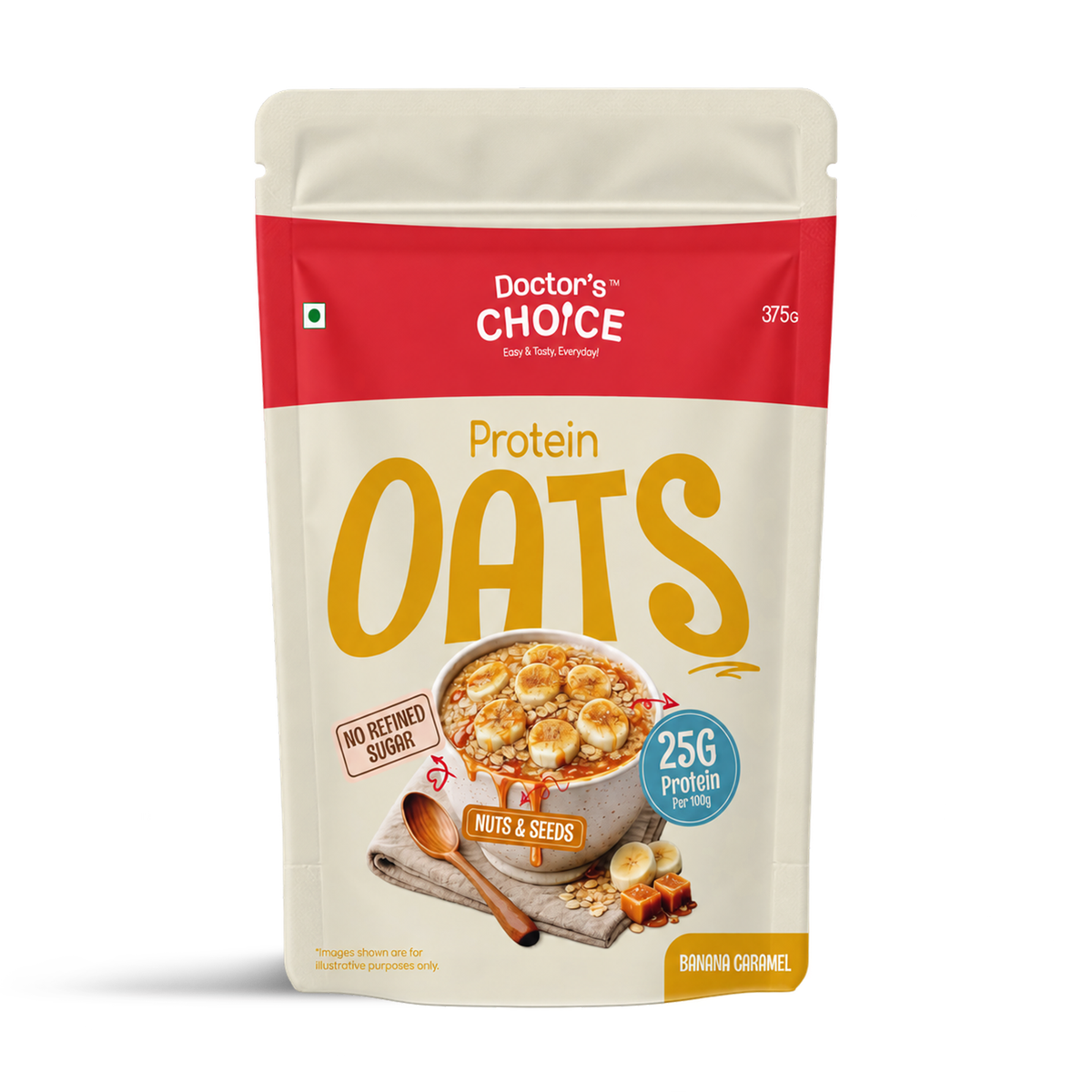 Protein Oats (Banana Caramel) 375 GM