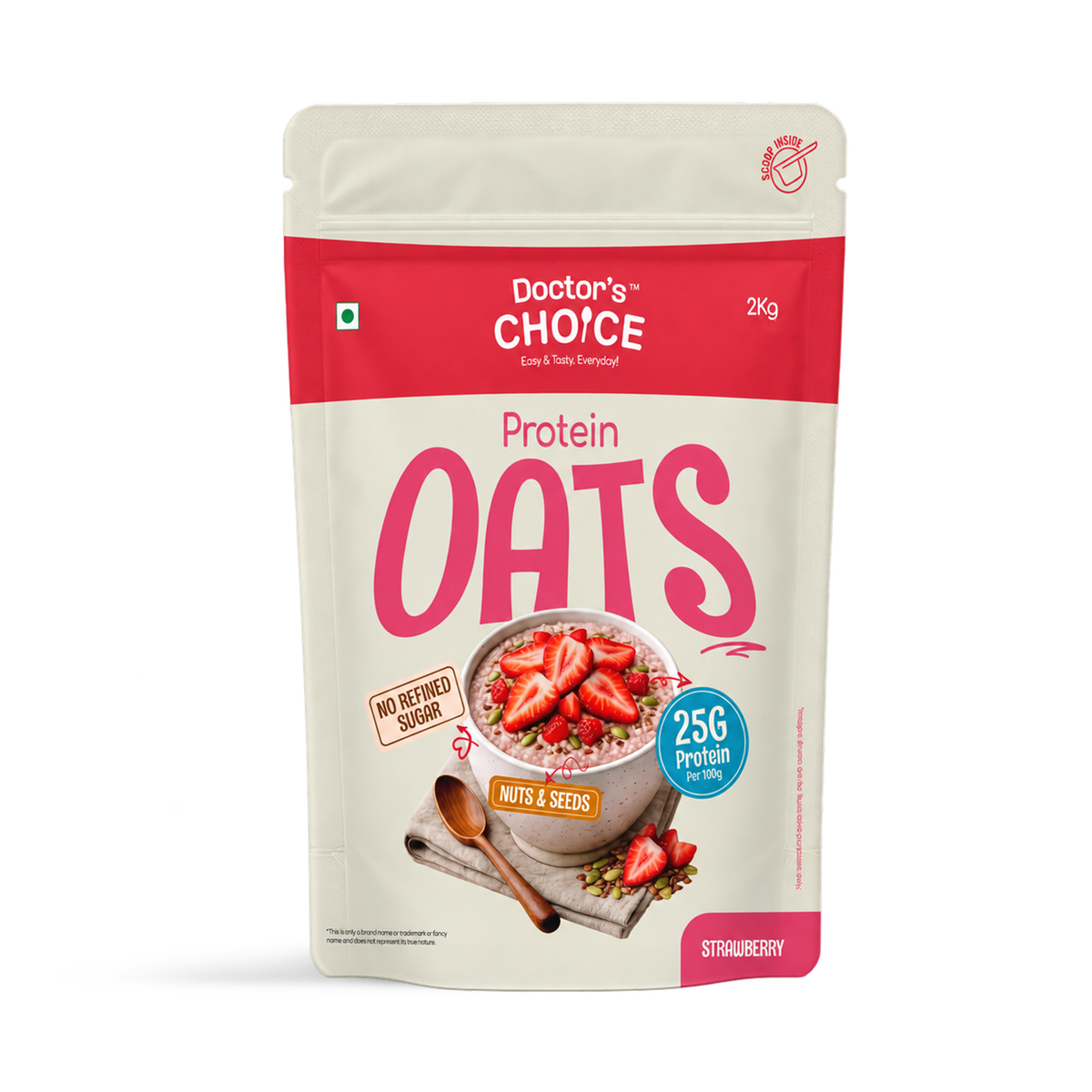 Doctor's Choice Strawberry Protein Oats 2kg