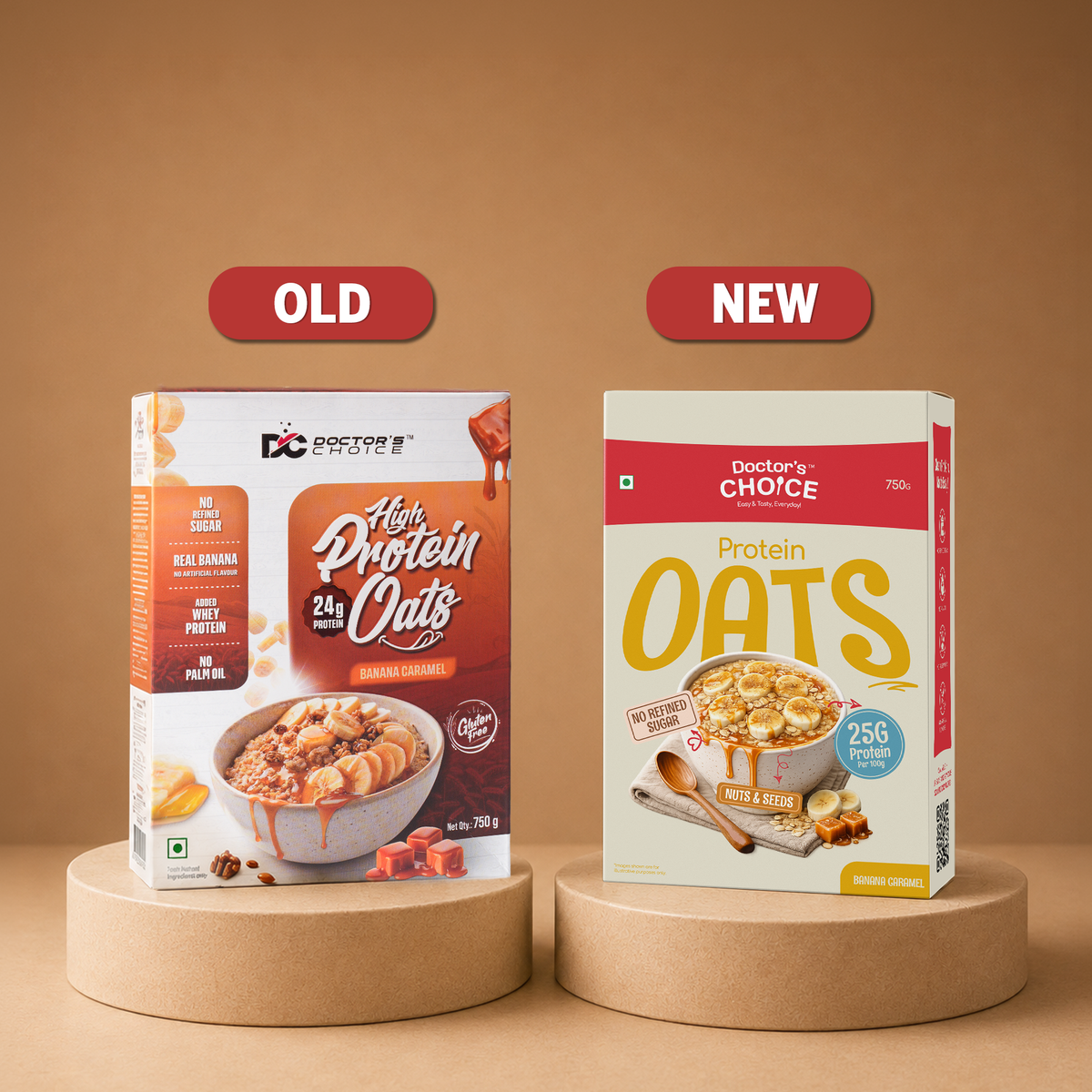Protein Oats (Banana Caramel) 750 GM