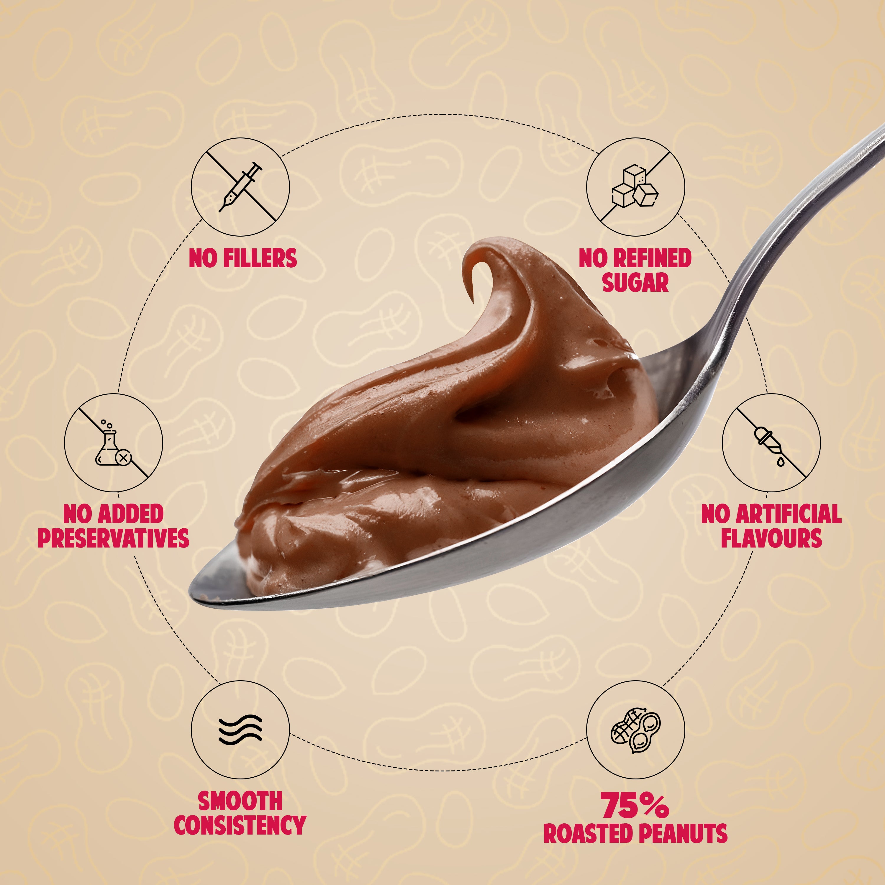 ONLY NUTS - Peanut Spread Creamy Choco Fudge