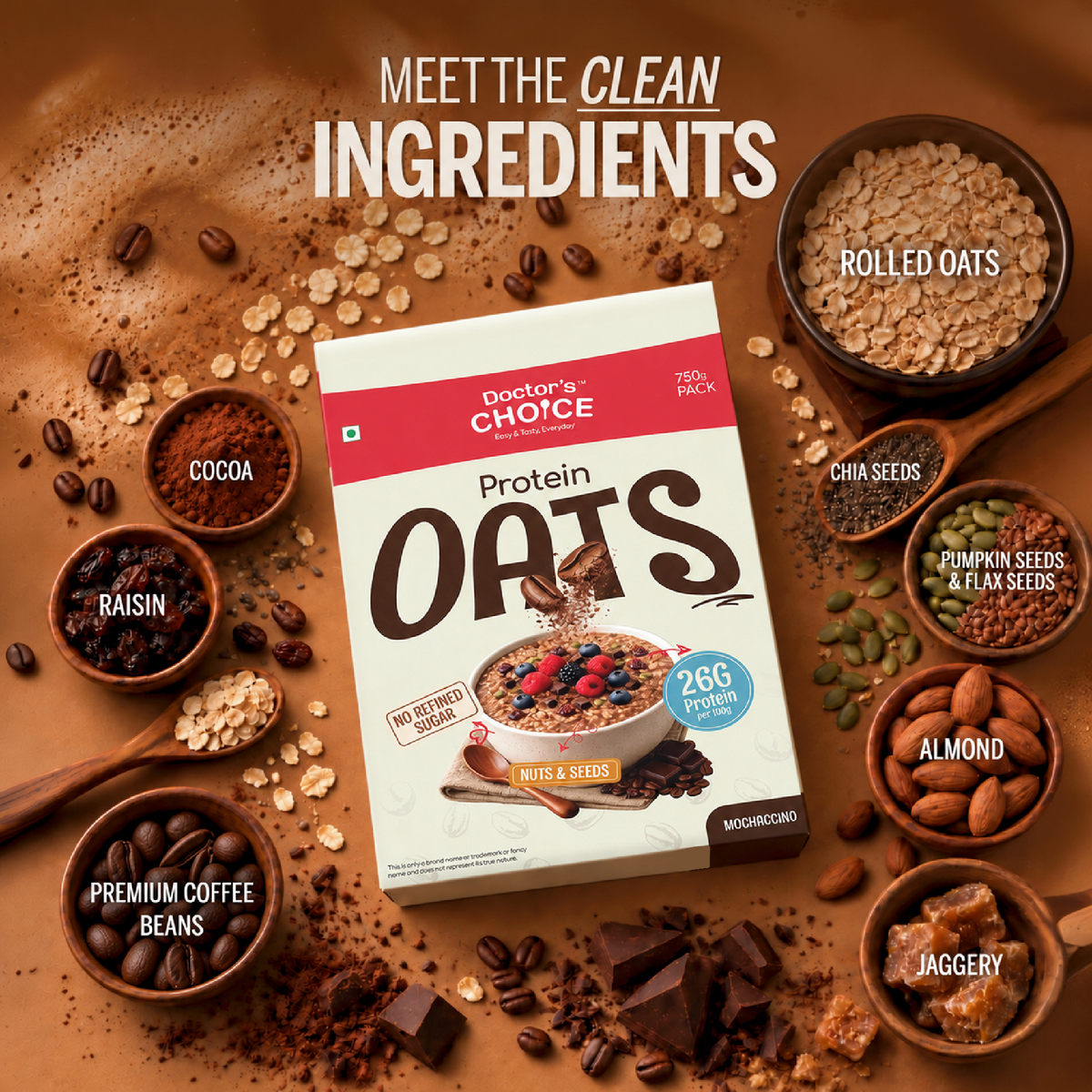 Protein Oats Mochaccino 750g