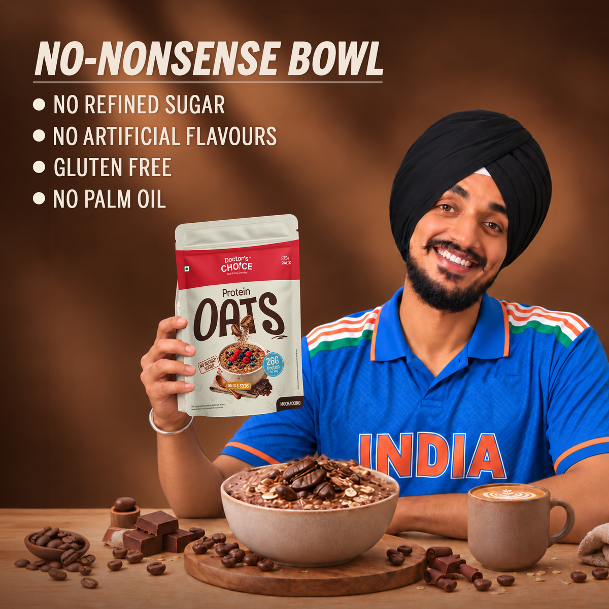 Protein Oats Mochaccino 375g