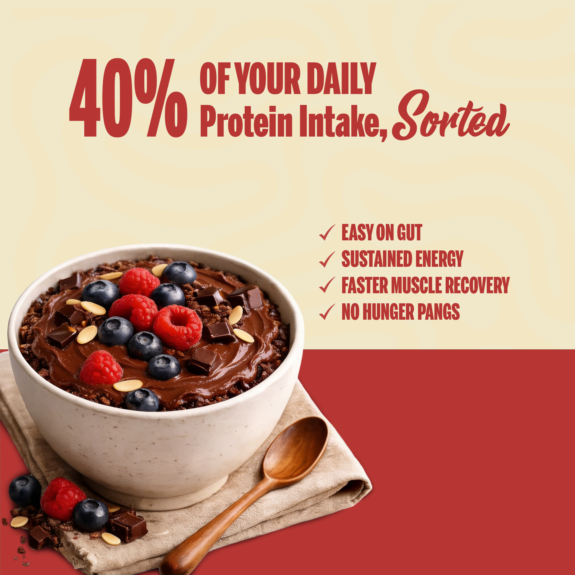 Protein Oats 750g + Choco Fudge Peanut Spread 750g