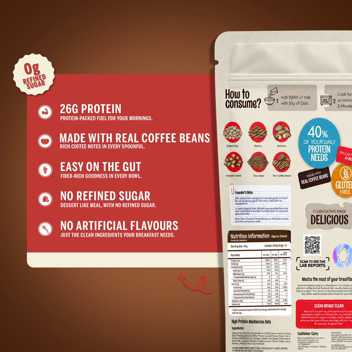 Protein Oats Mochaccino 2kg
