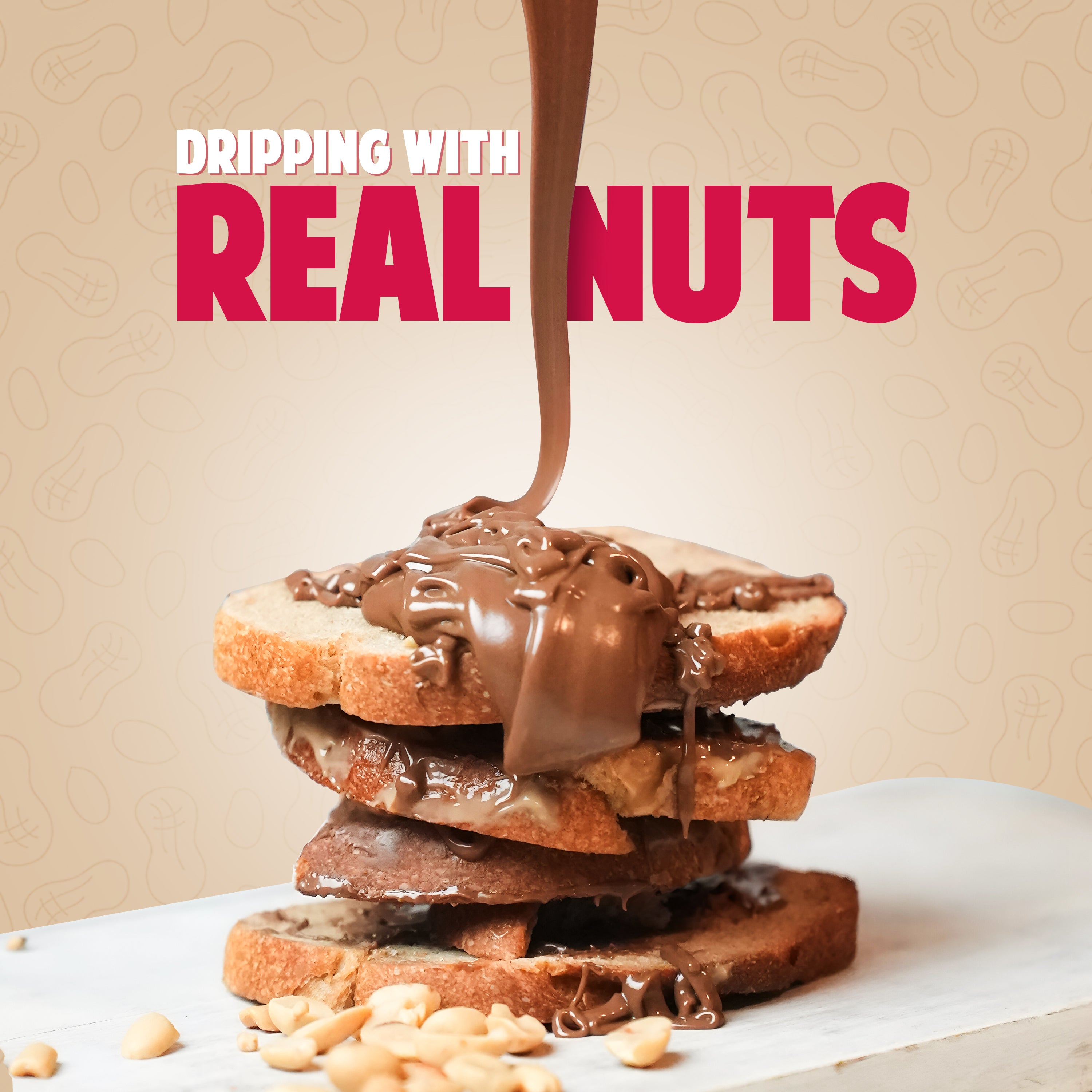 ONLY NUTS - Peanut Protein Spread Creamy Choco Fudge