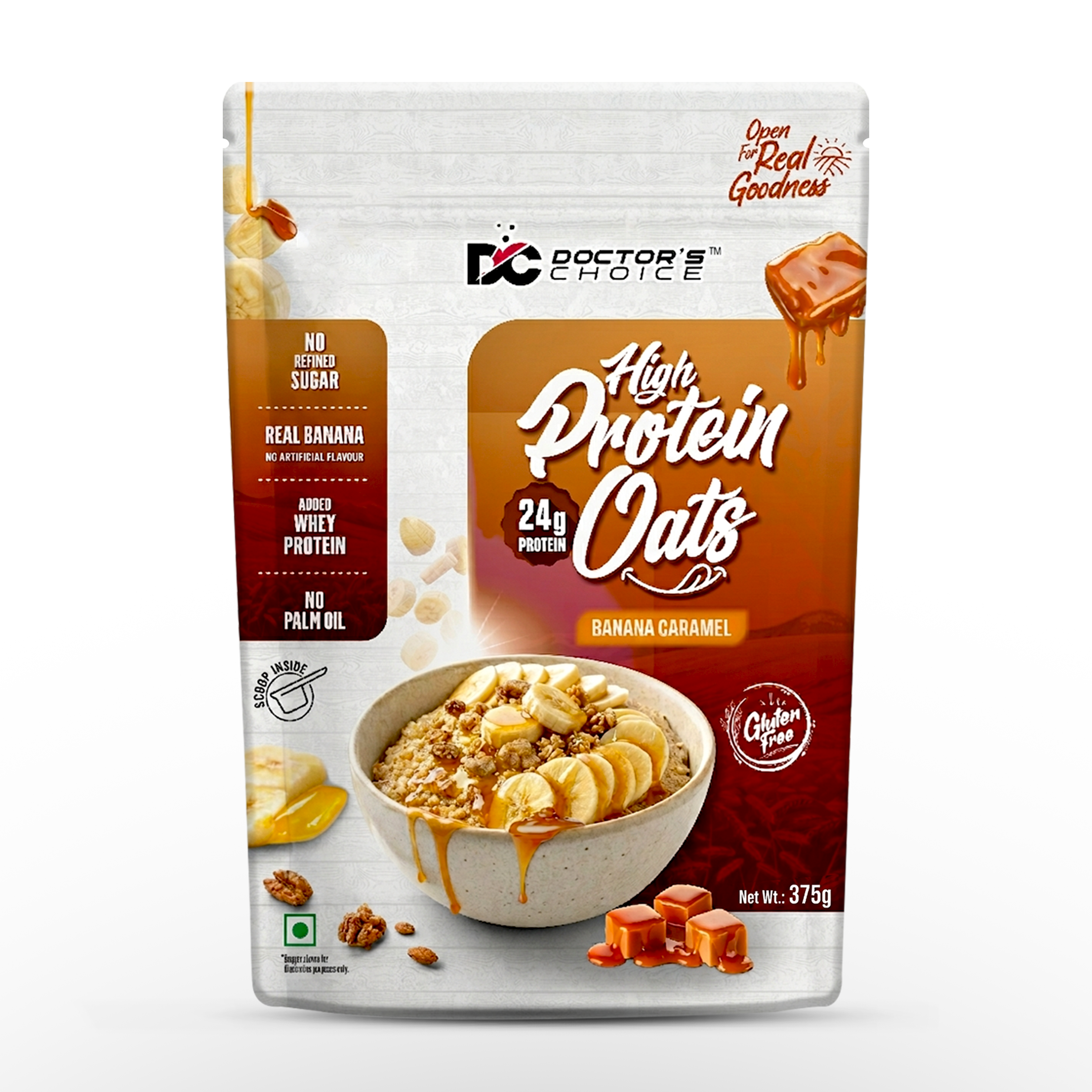 Protein Oats (Banana Caramel) 375 GM