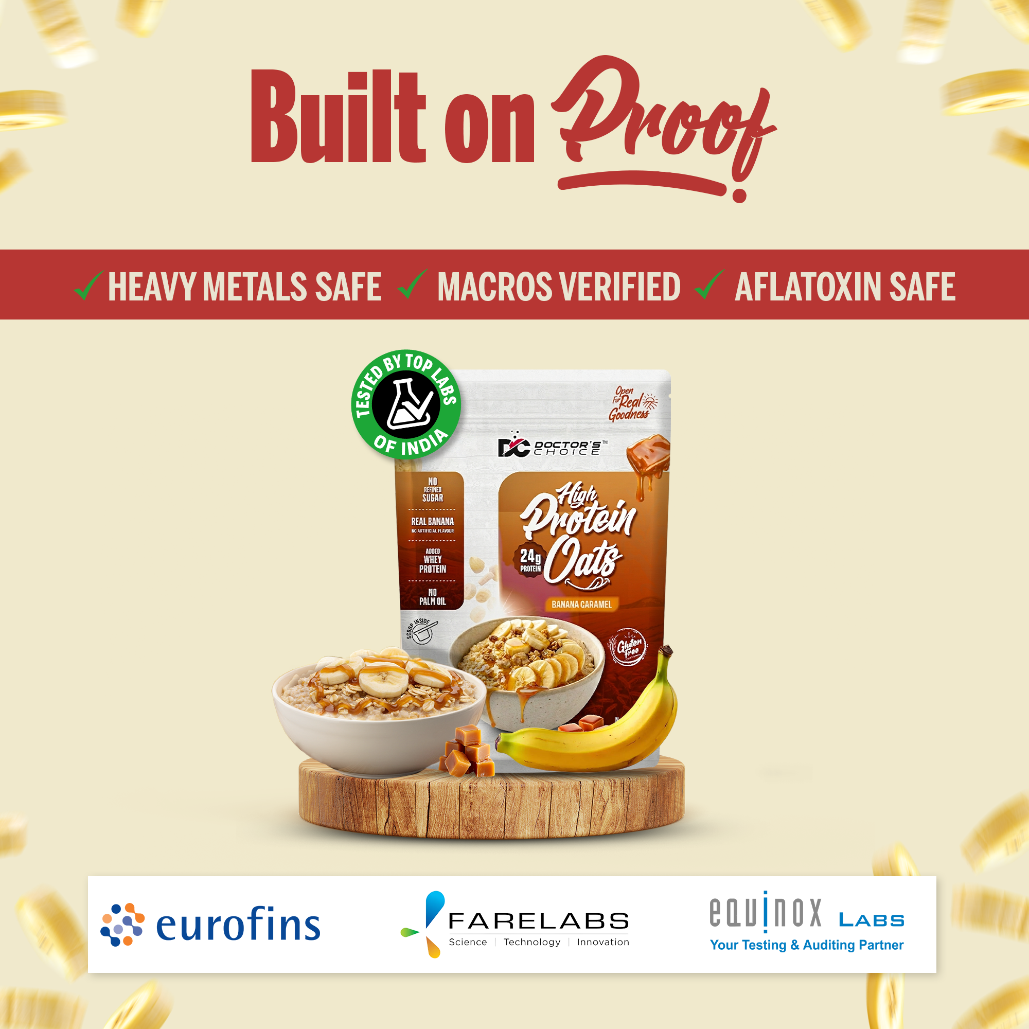 Protein Oats (Banana Caramel) 375 GM