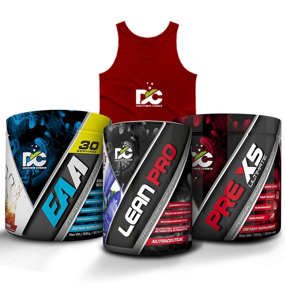Pro Recovery Stack, EAA 300gm, Lean Pro 500gm, Pre X5 Ultimate 350gm