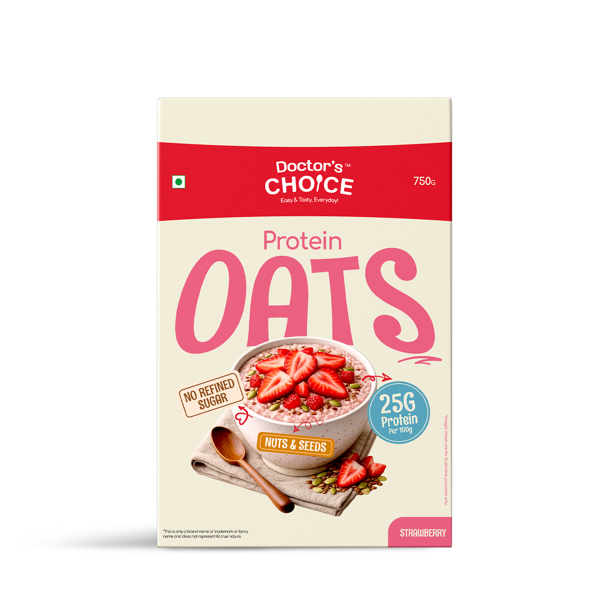 Doctor's Choice Strawberry Protein Oats