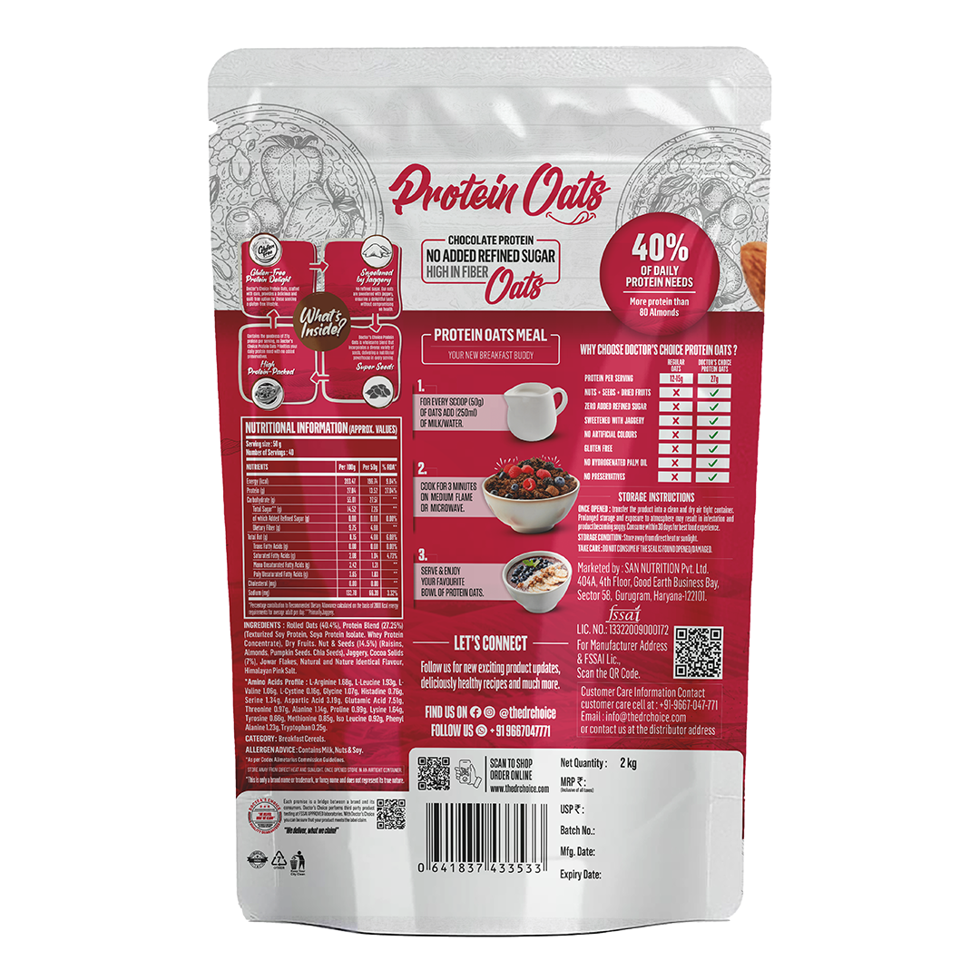 Protein Oats Chocolate 2Kg