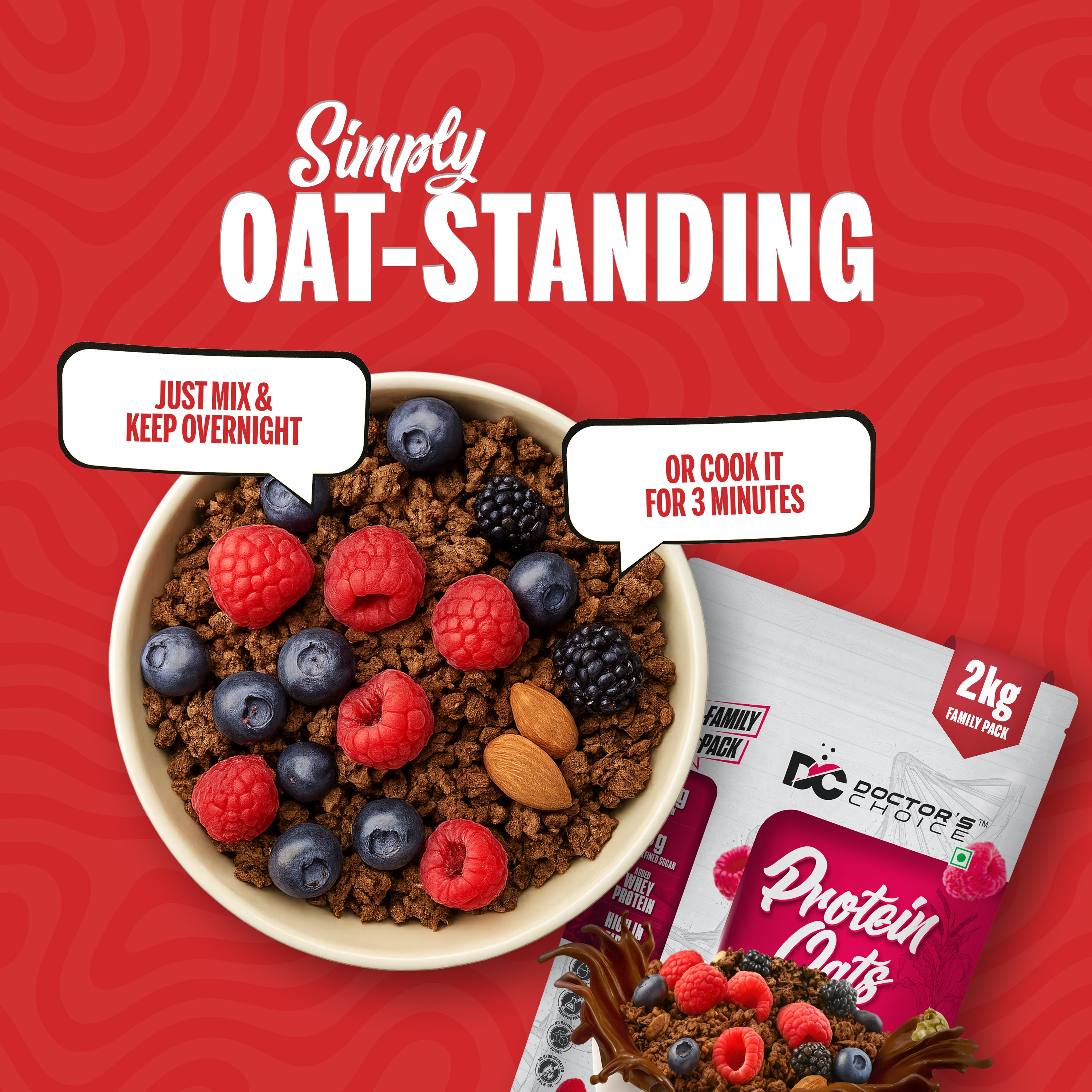 Protein Oats Chocolate 2Kg