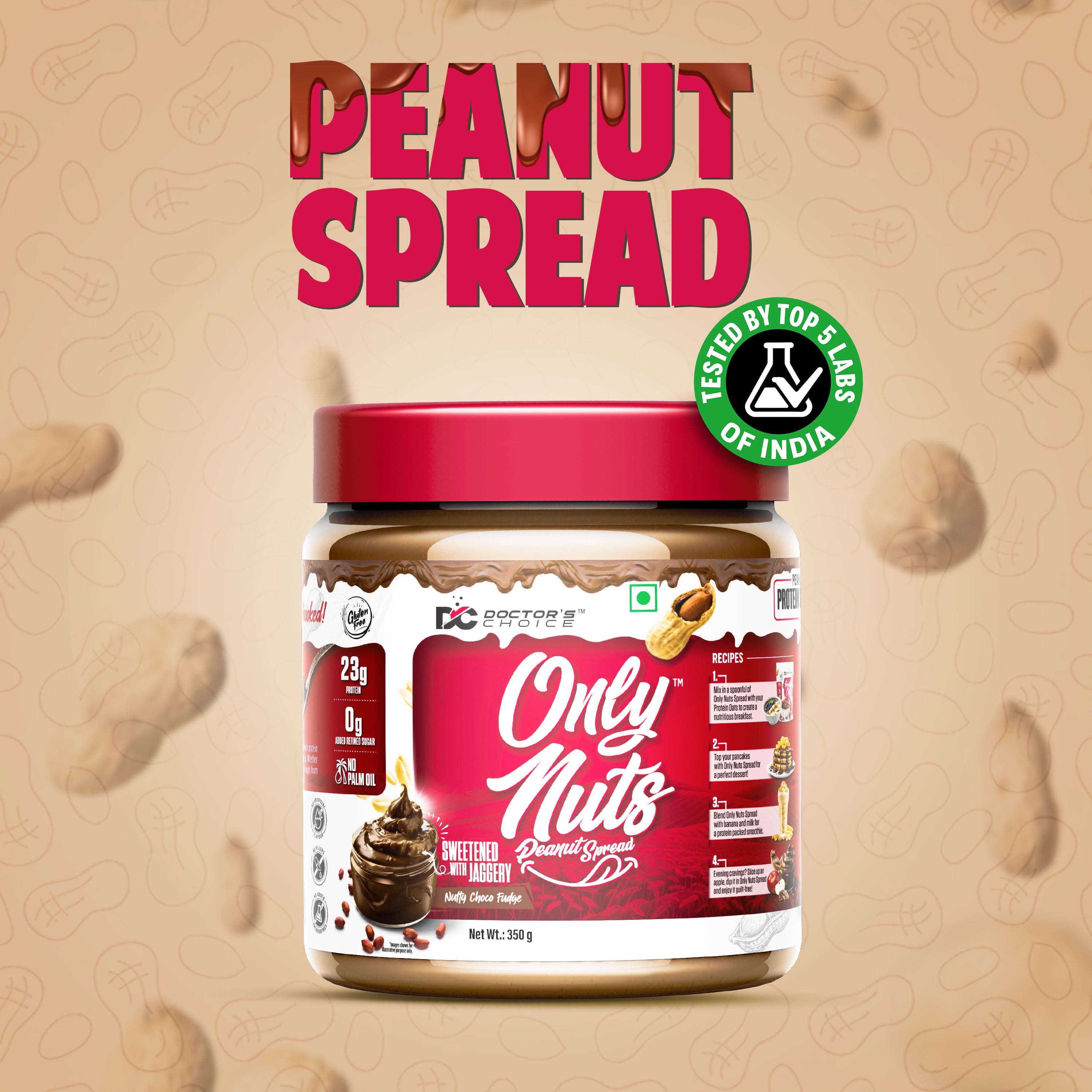 ONLY NUTS - Peanut Spread Nutty Choco Fudge