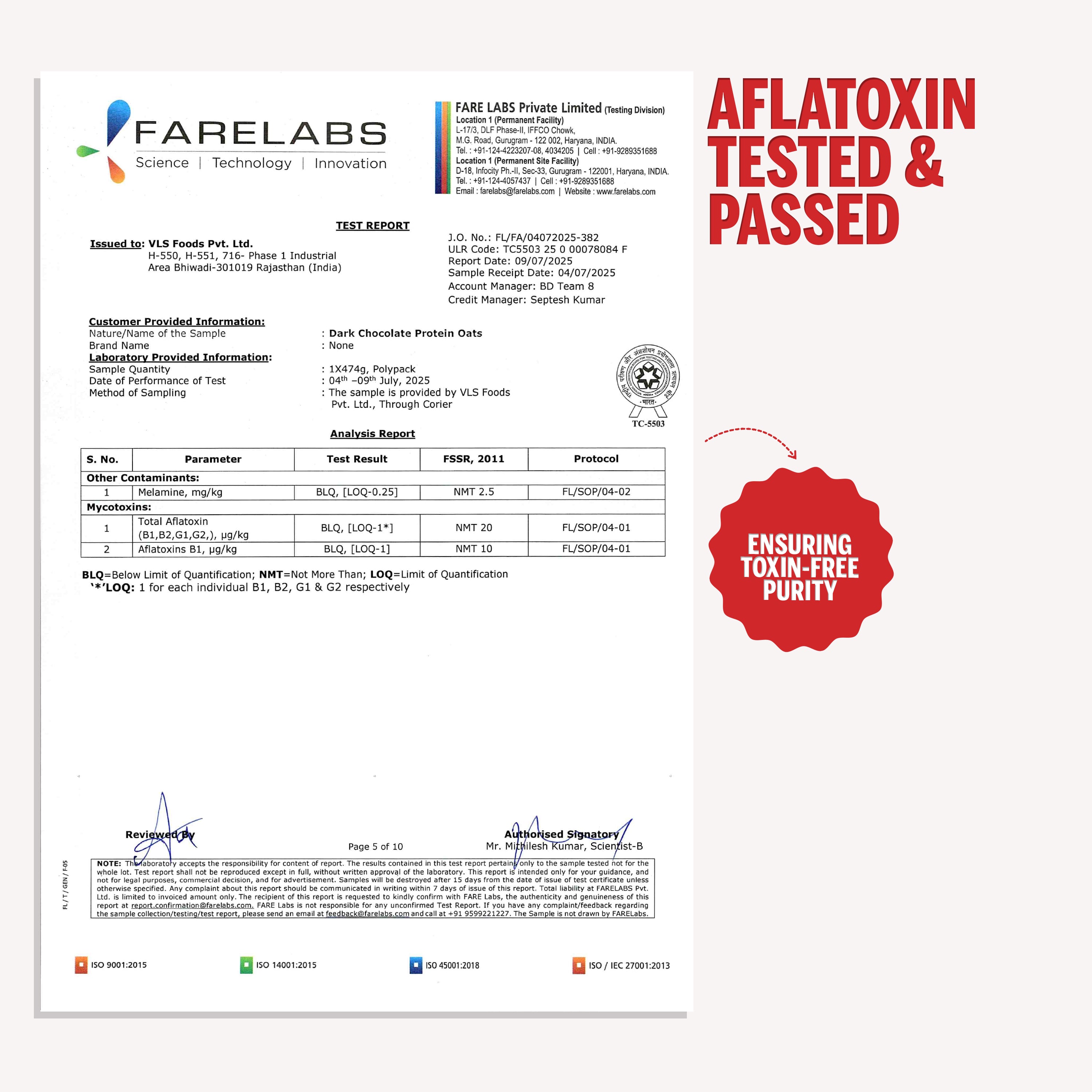 Doctor's Choice Protein Oats 375 GM