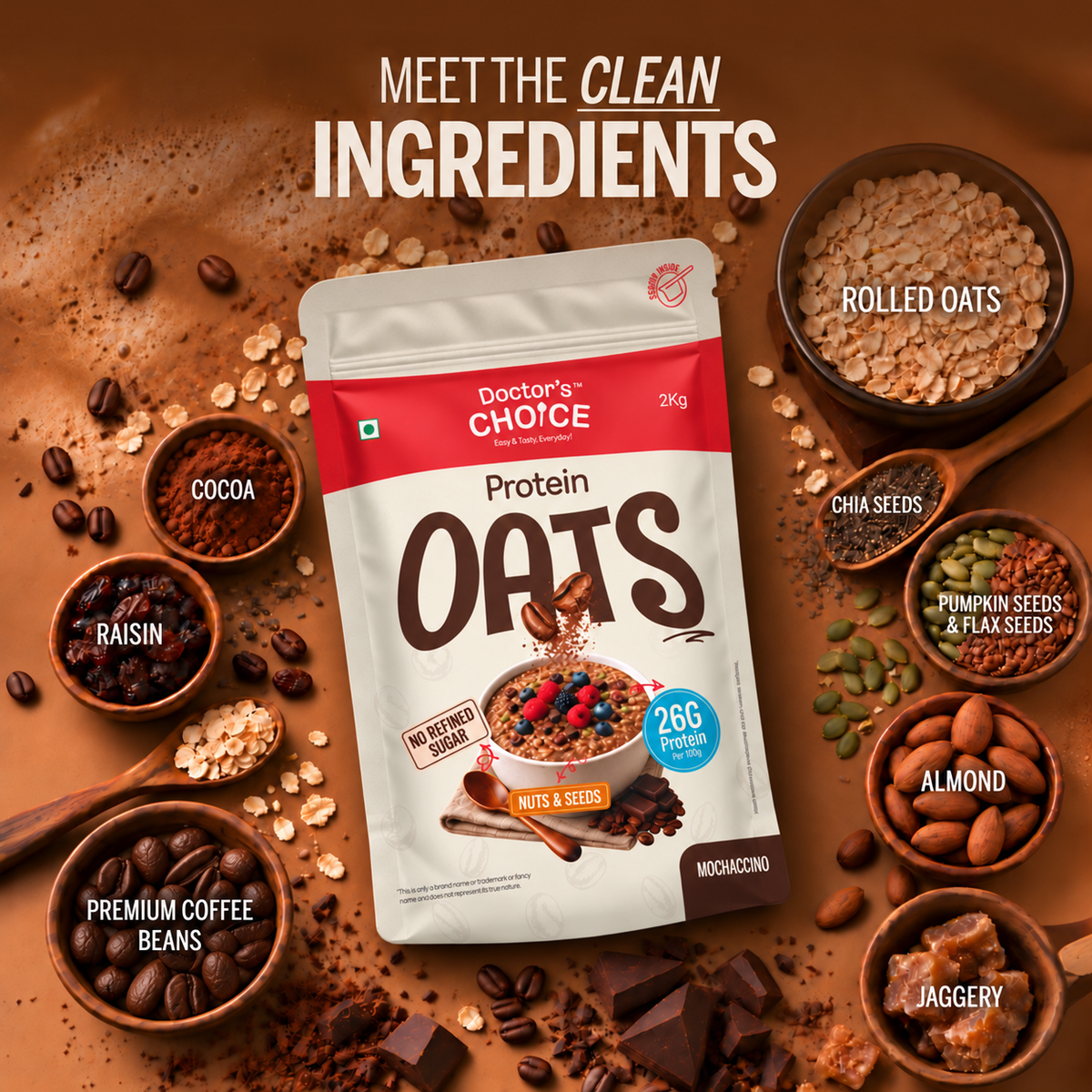 Protein Oats Mochaccino 2kg