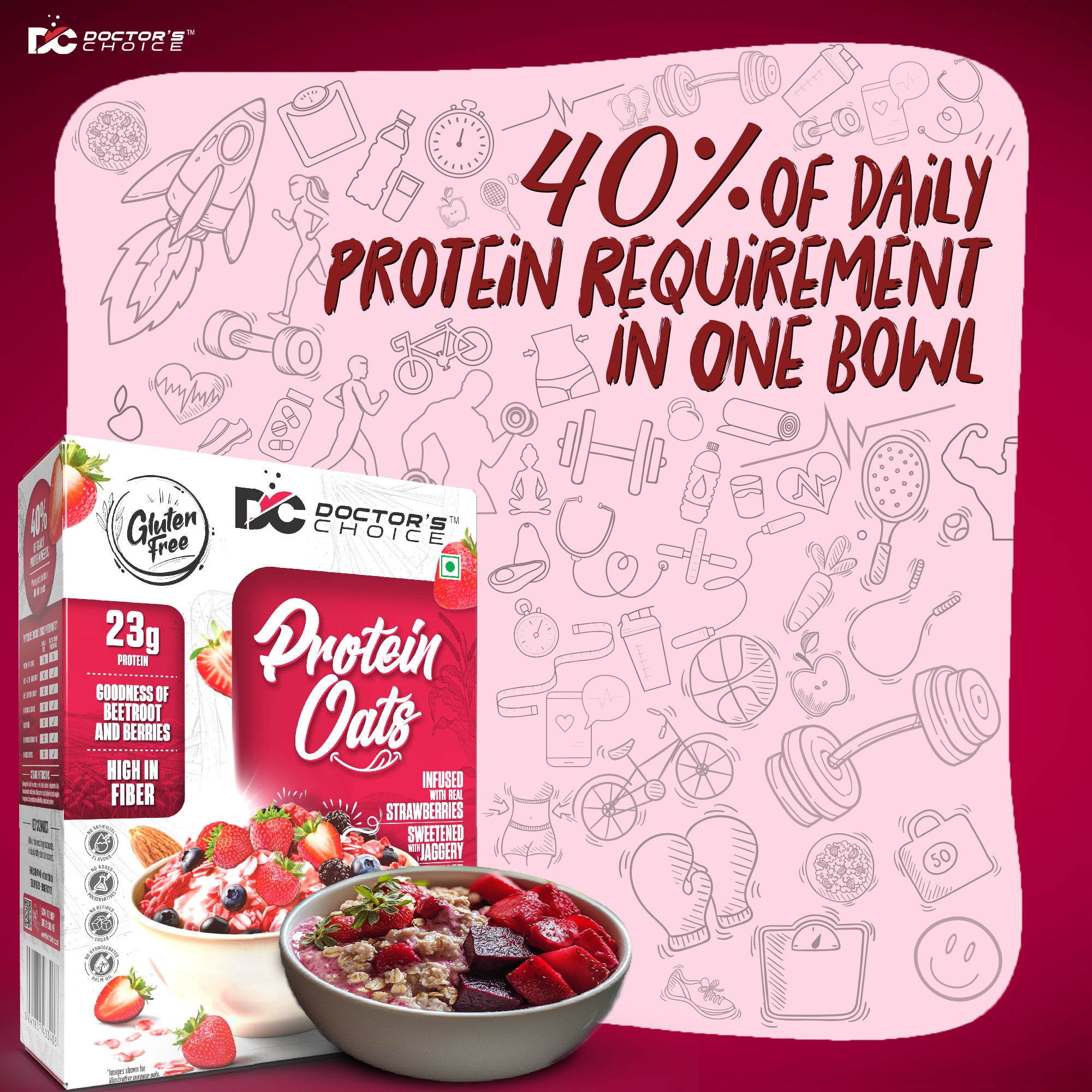 Doctor's Choice Protein Oats