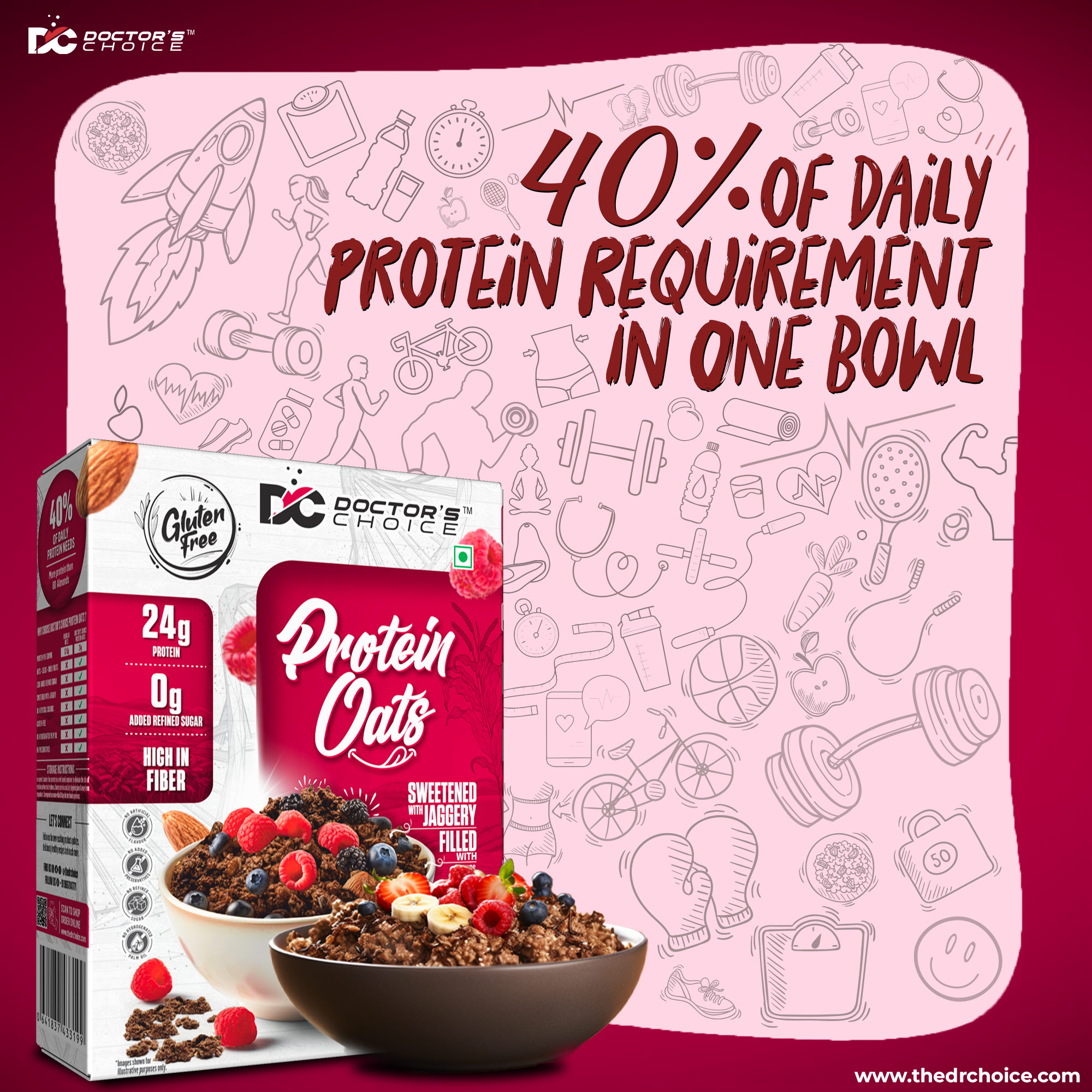 Doctor's Choice Protein Oats