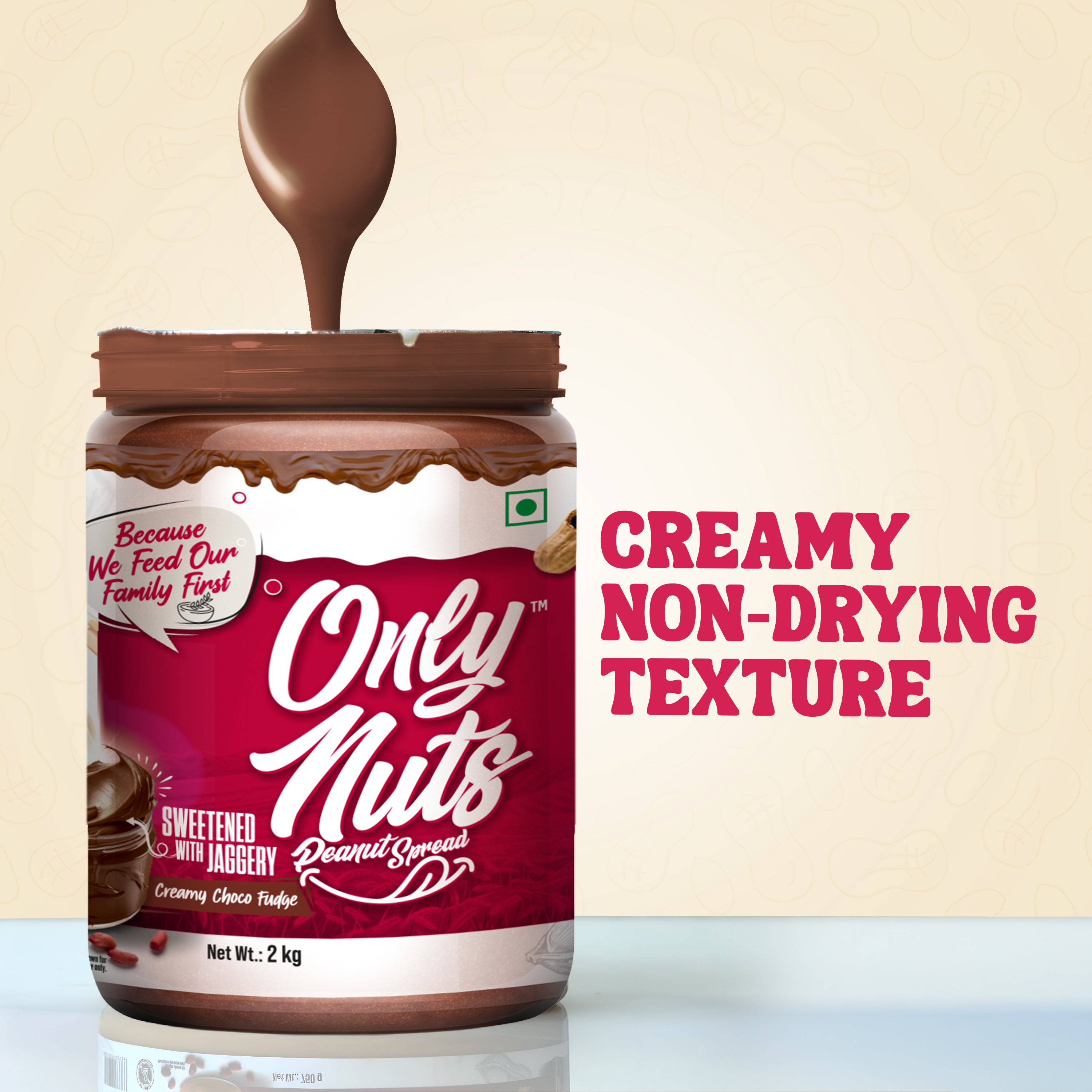 ONLY NUTS - Peanut Spread Creamy Choco Fudge