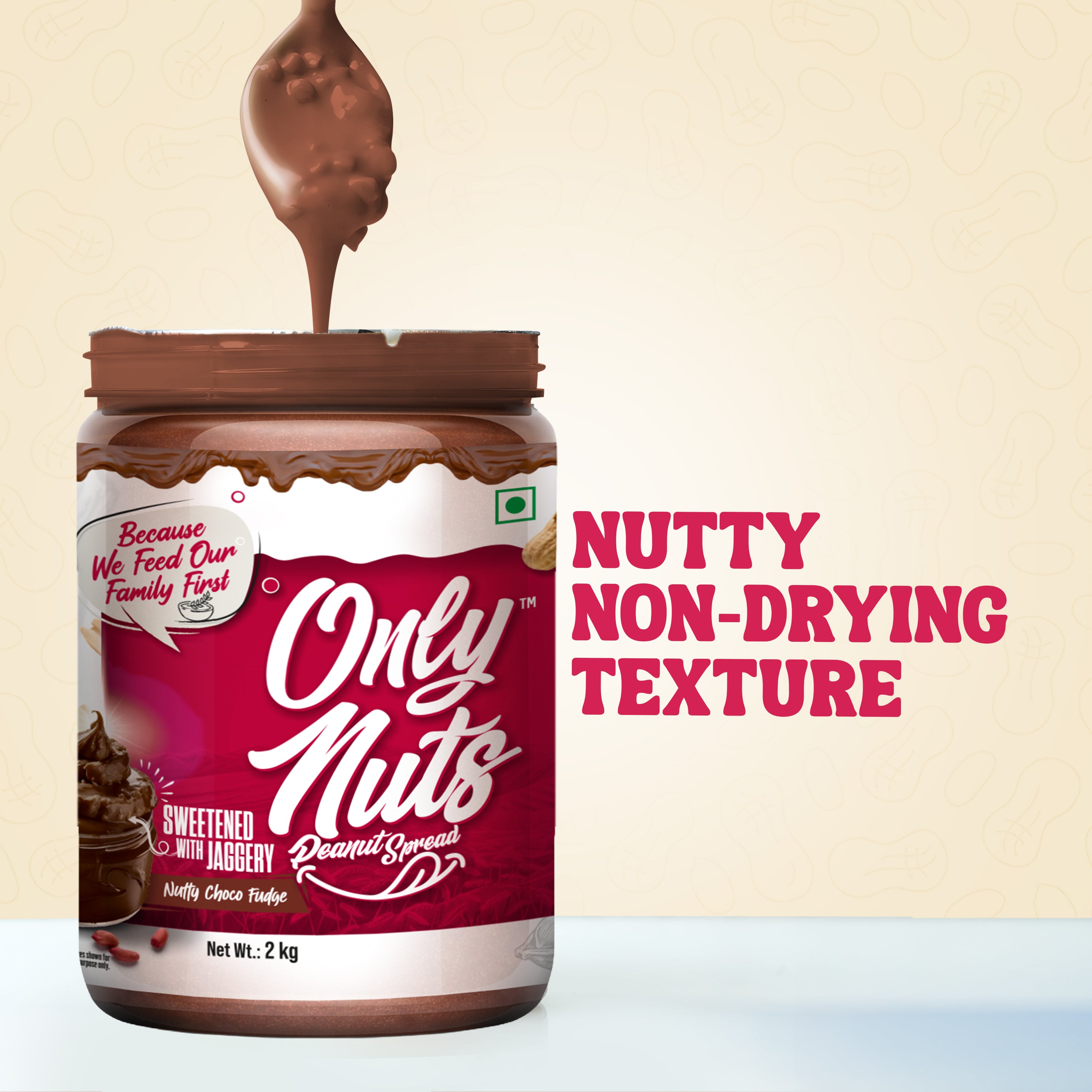 ONLY NUTS - Peanut Spread Nutty Choco Fudge