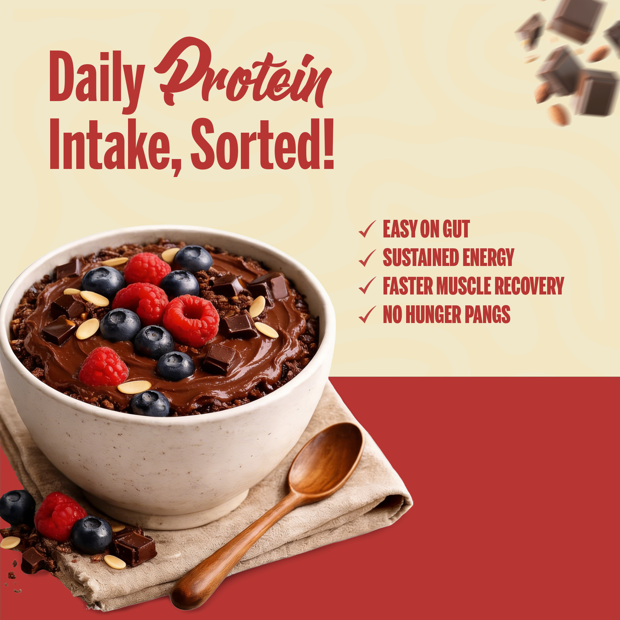 Protein Oats Combo – Chocolate & Strawberry Protein Oats
