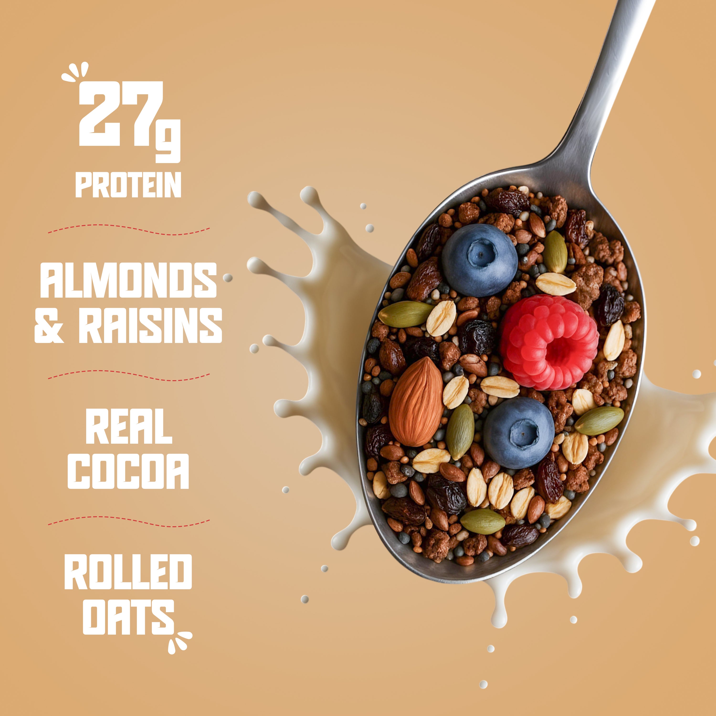 Doctor's Choice Chocolate Protein Oats - 27g Protein
