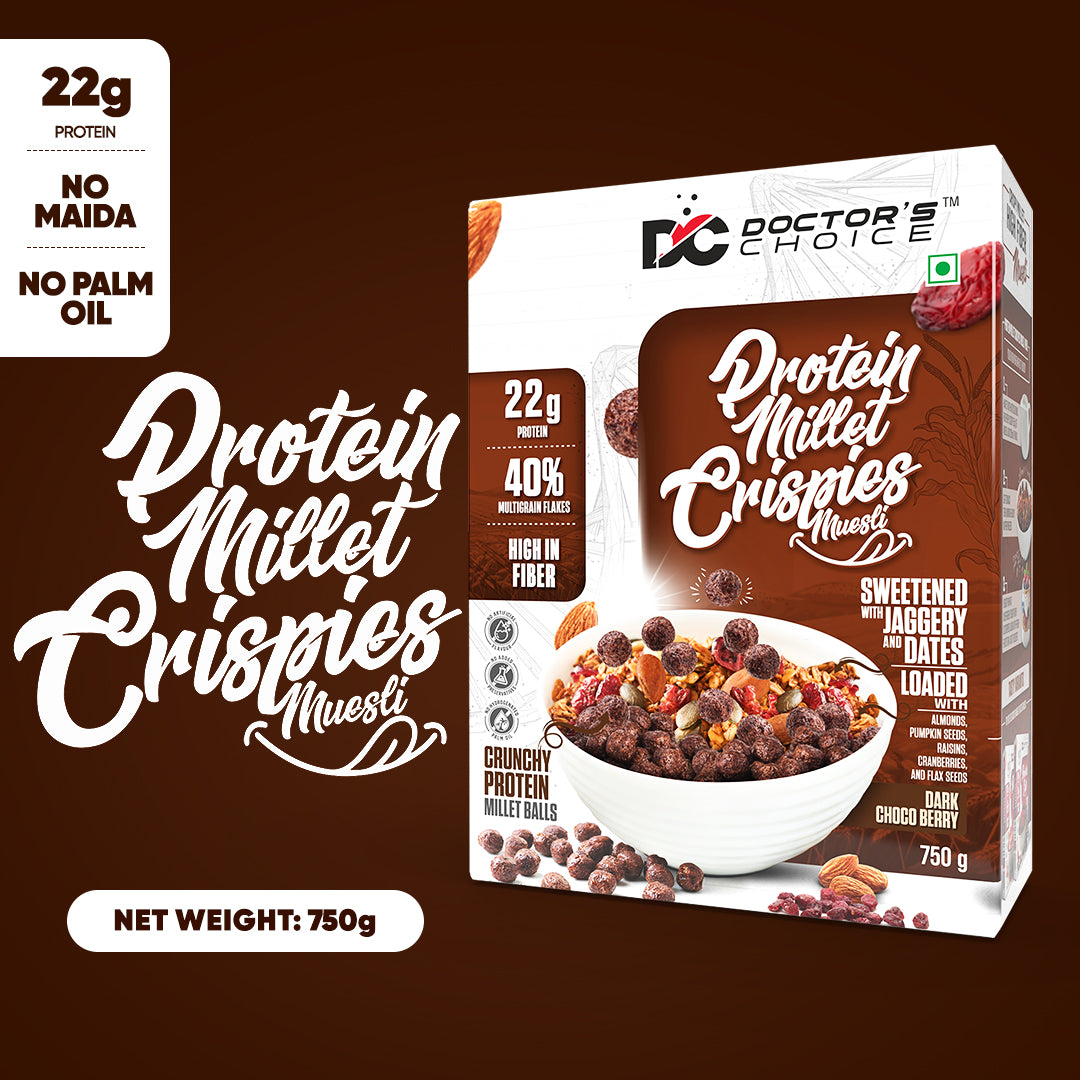 Doctor's choice Protein Millet Crispies Muesli