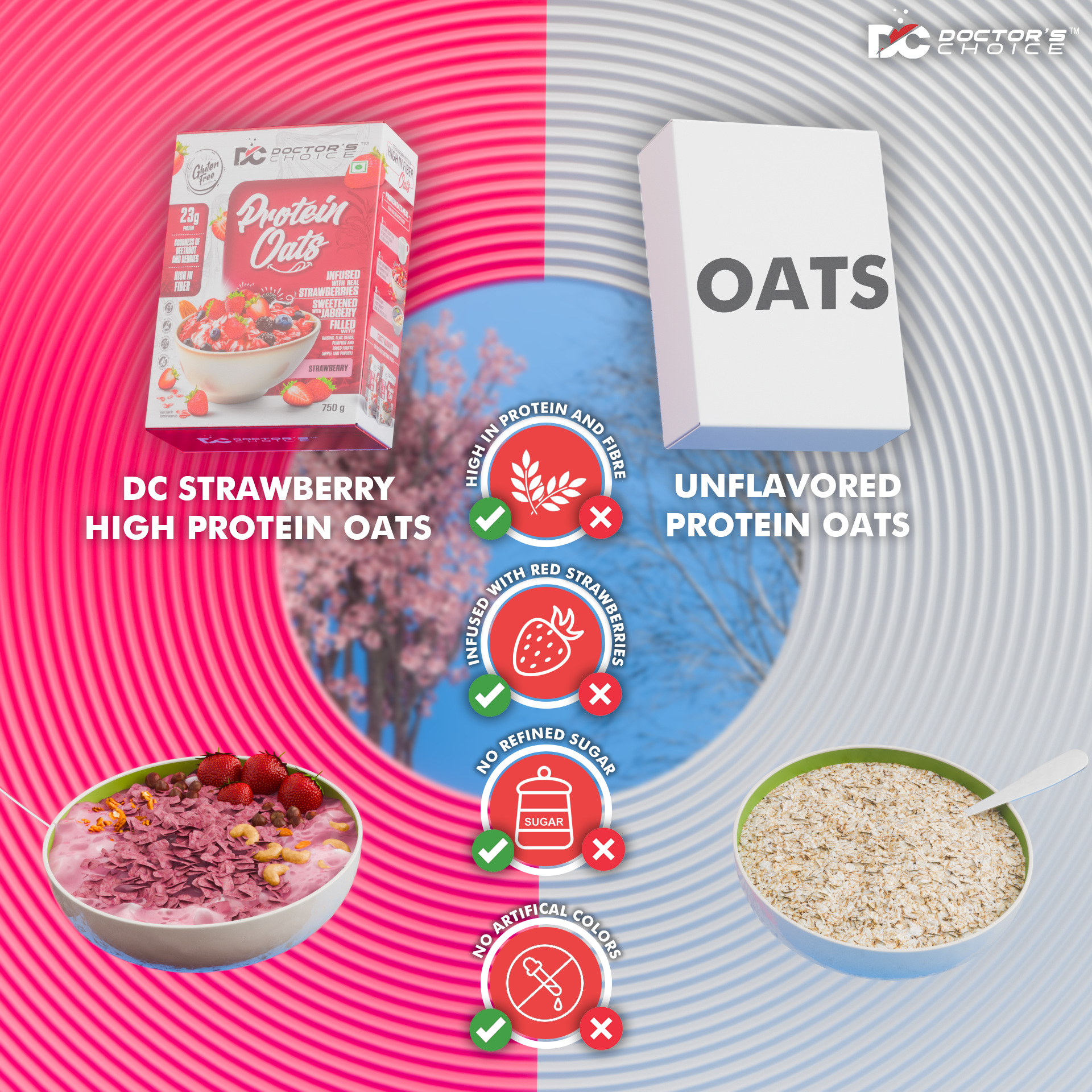 Doctor's Choice Protein Oats