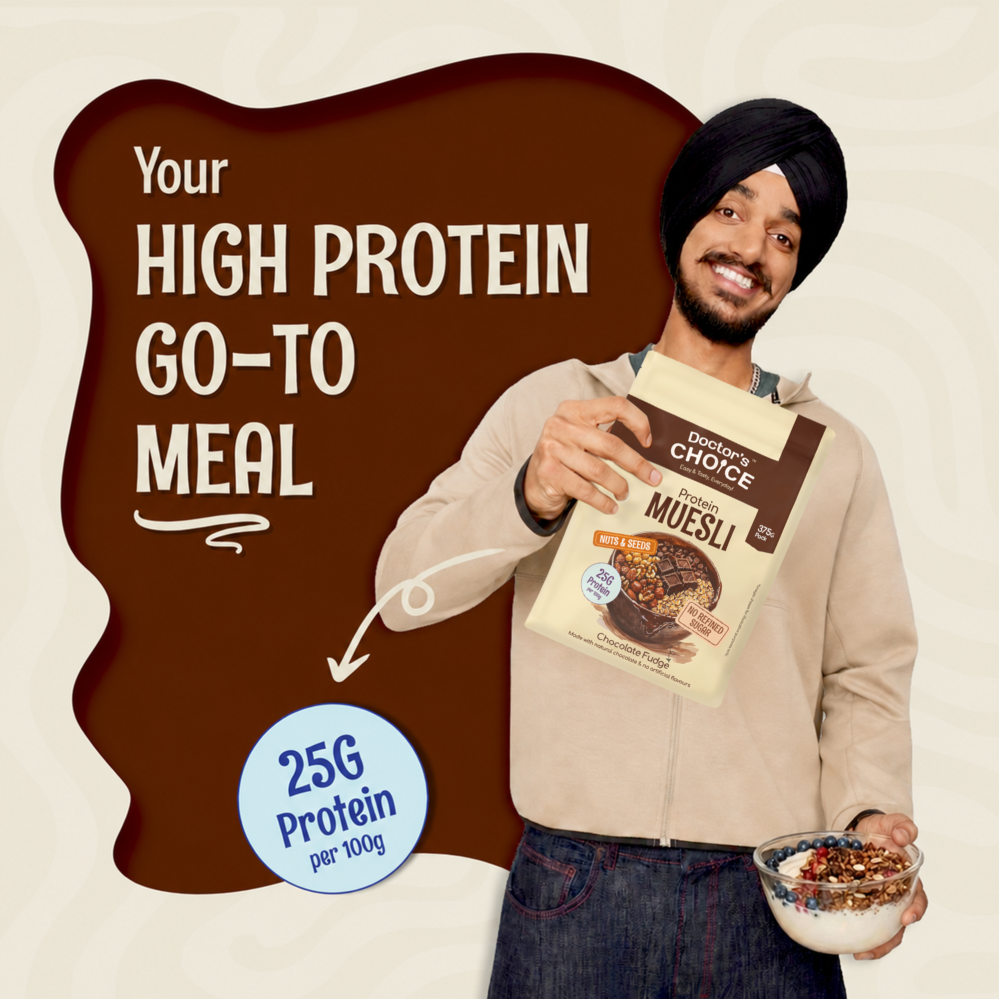 Protein Muesli 375 GM