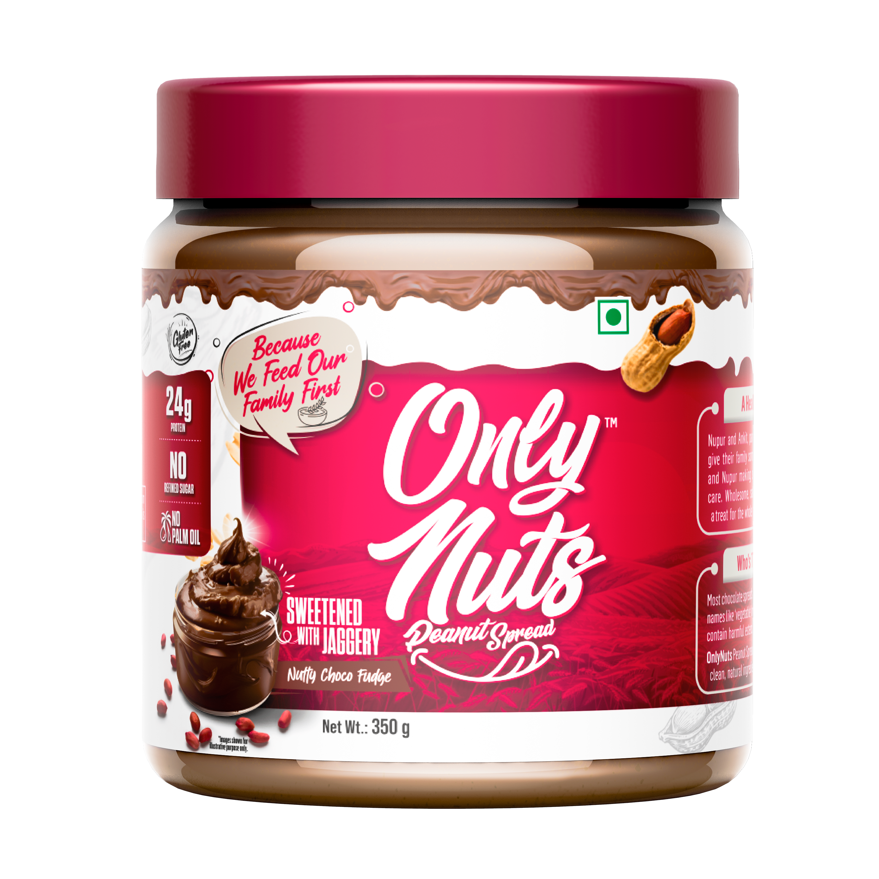 ONLY NUTS - Peanut Spread Nutty Choco Fudge