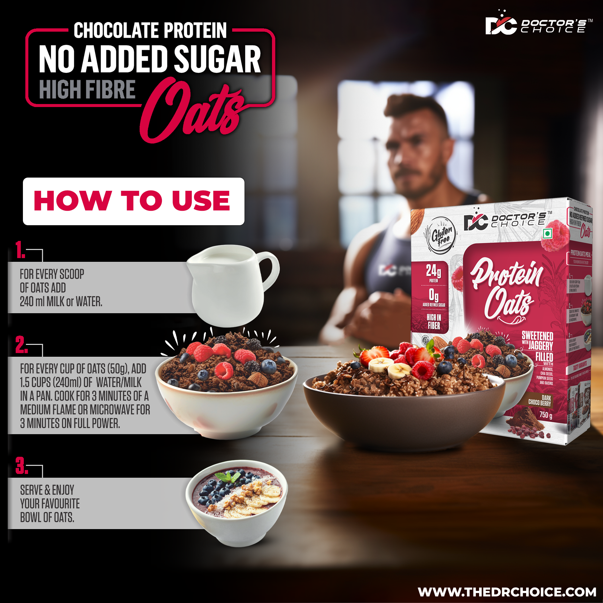 Doctor's Choice Protein Oats