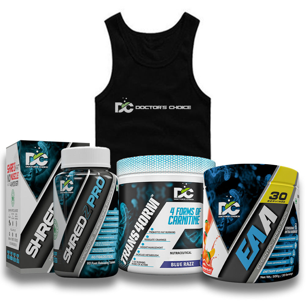 Complete Fat Loss Stack 3, Trans4orm, Shredz Pro, EAA